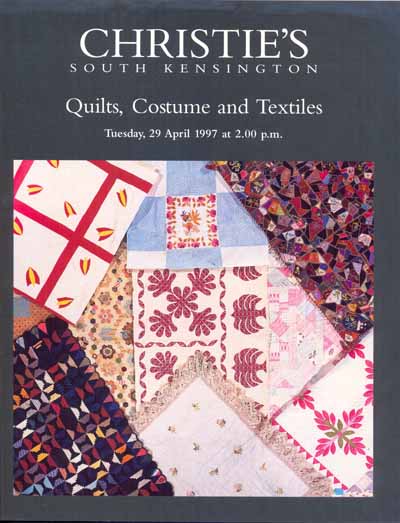 Christies`s Ausstellungskatalog "Quilts, Costume and Textiles"